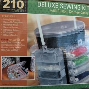 🆕Deluxe Sewing Kit 21Opcs Custom Storage Caddy